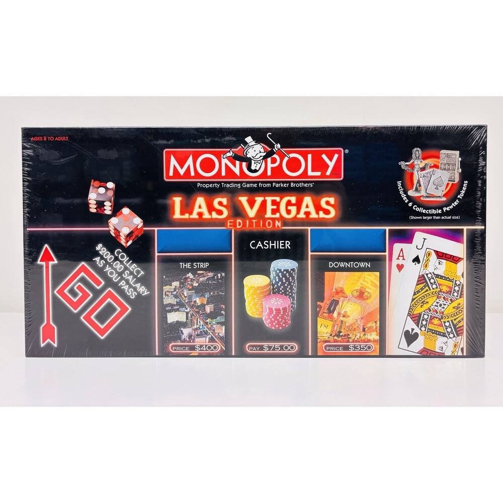 Monopoly Las Vegas Edition 2000 New Sealed